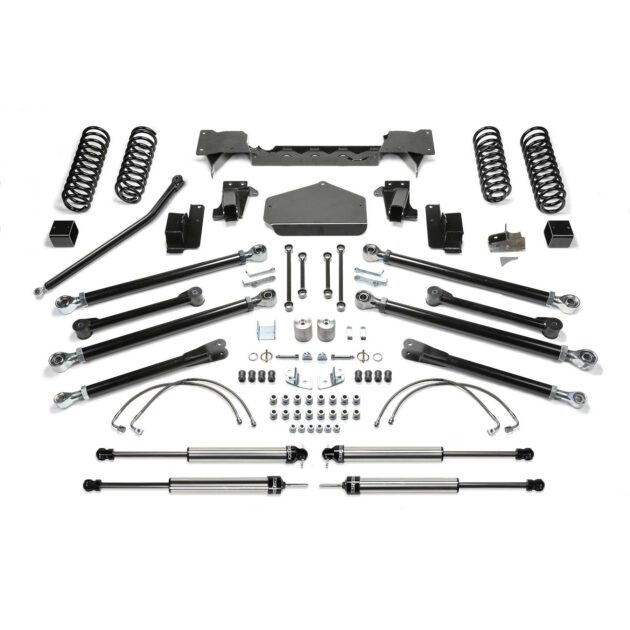 Fabtech 3" CRAWLER W/ DLSS SHKS 2007-18 JEEP JK 4-DOOR