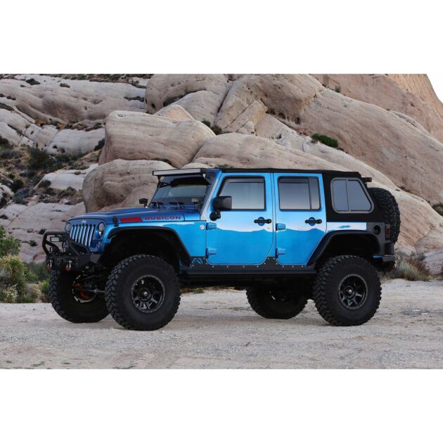 Fabtech 5" CRAWLER LT W/ DLSS SHKS 2007-18 JEEP JK 4-DOOR