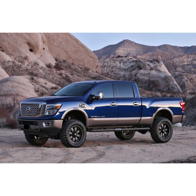 Fabtech 6" PERF SYS W/DL 2.5 RESI & 2.25 2016-18 NISSAN TITAN XD 4WD DIESEL