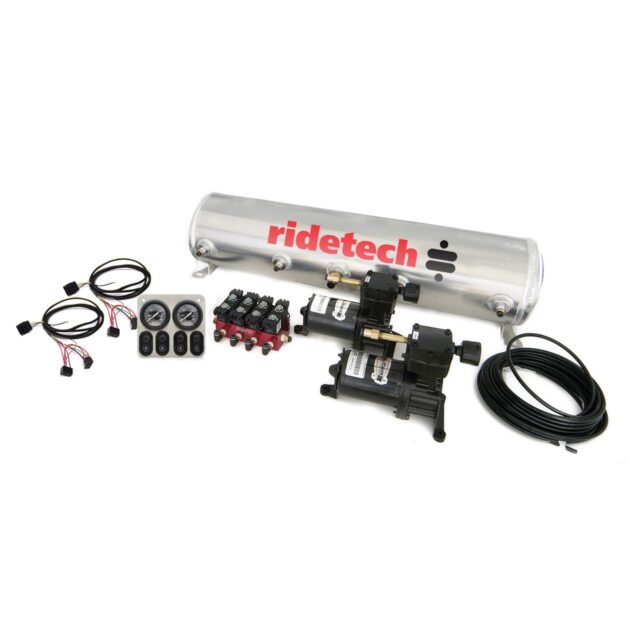 RidePro Analog 4 way air suspension control system with 5 gallon tank.