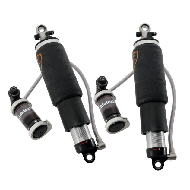 Rear TQ Shockwaves, 7000 Series with 4.1" stroke and 2" stud.