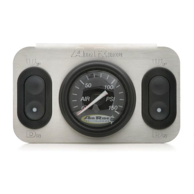 2-Way 12 volt analog control panel for air suspension. For use with 12v valves.