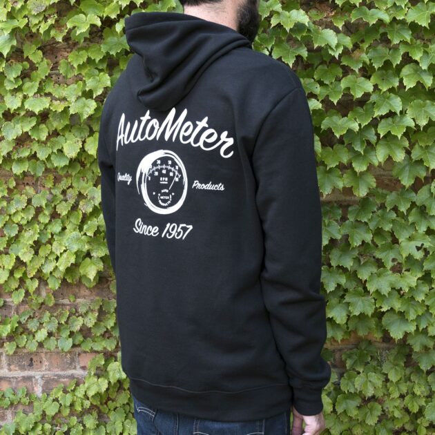 ZIP HOODIE, ADULT XXLARGE, BLACK, VINTAGE