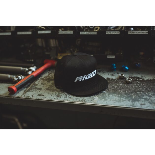 RIGID New Era Flat Bill Hat With 3D Embroidered Logo, Snapback