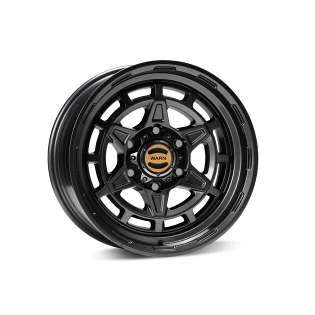 WARN EPIC DIAMOND CUTTER WHEEL - BLACK 6 LUG