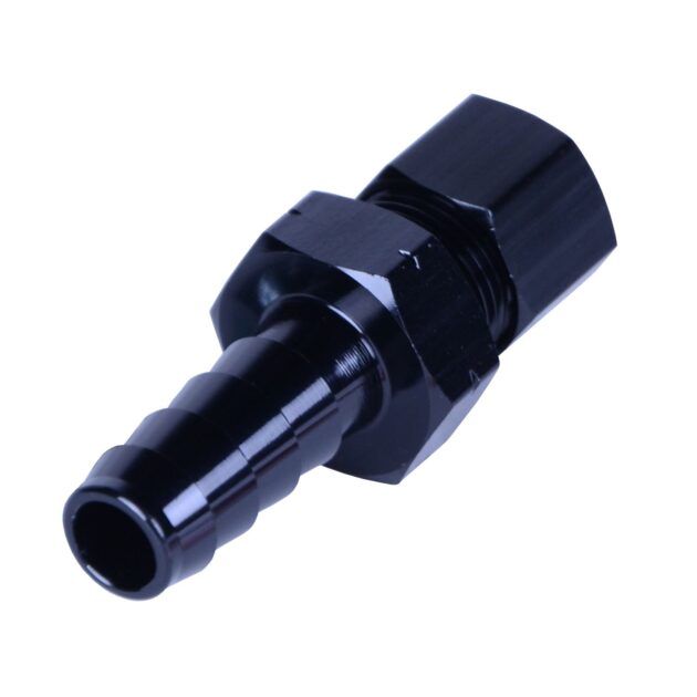 1/2” Transmission Cooler Line to 1/2” NPT Hose Barb Black anodized Fitting