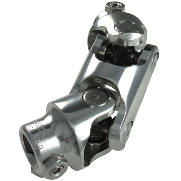 Borgeson - Steering U-Joint - P/N: 144937 - Polished stainless steel double steering universal joint. Fits 3/4 in. Double-D X 3/4 in.-48 Spline.