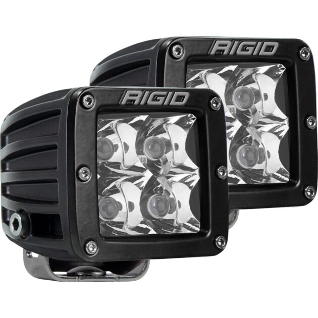 RIGID D-Series PRO LED Light, Spot Optic, Surface Mount, Pair