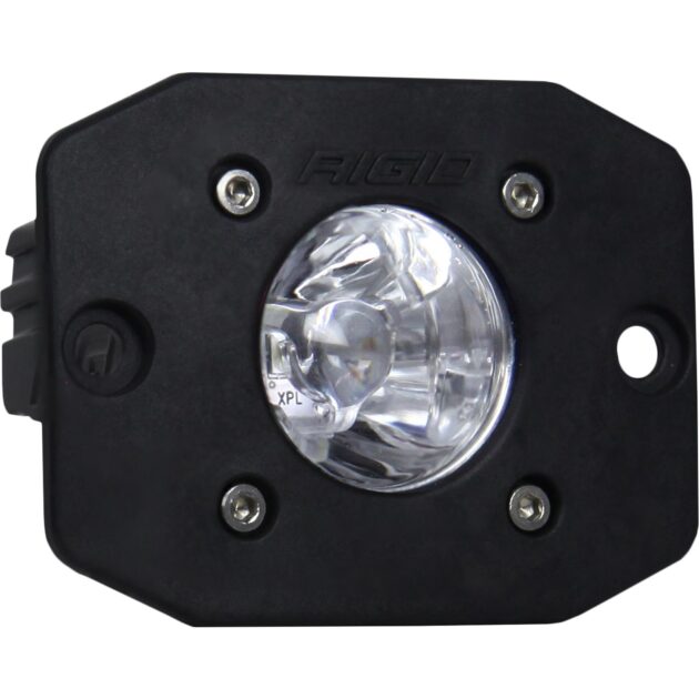 RIGID Ignite LED Light, Spot Beam Pattern, Flush Mount, Black Housing, Single