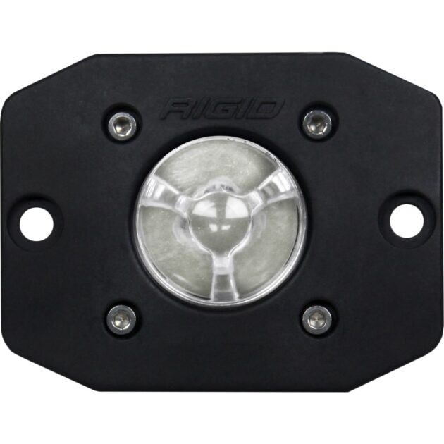 RIGID Ignite LED Light, Spot Beam Pattern, Flush Mount, Black Housing, Single