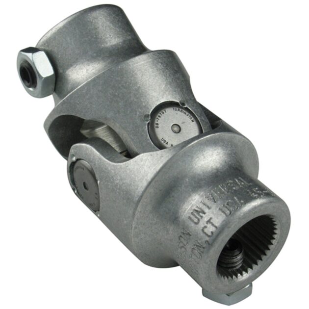 Borgeson - Steering U-Joint - P/N: 213409 - Aluminum single steering universal joint. Fits 3/4 in.-36 Spline X 9/16 in.-26 Spline.