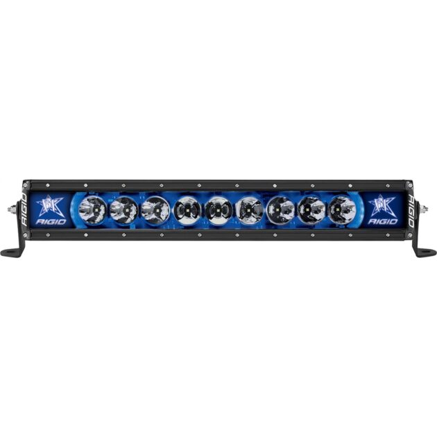 RIGID Radiance Plus LED Light Bar, Broad-Spot Optic, 20 Inch With Blue Backlight