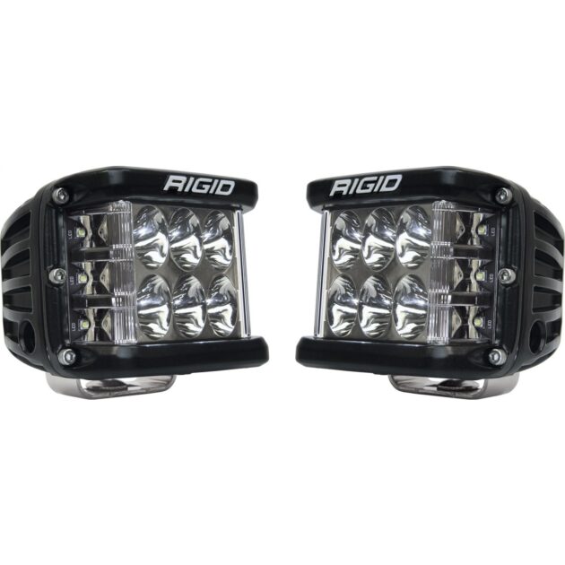 RIGID D-SS PRO Side Shooter, Driving Optic, Surface Mount, Black Housing, Pair