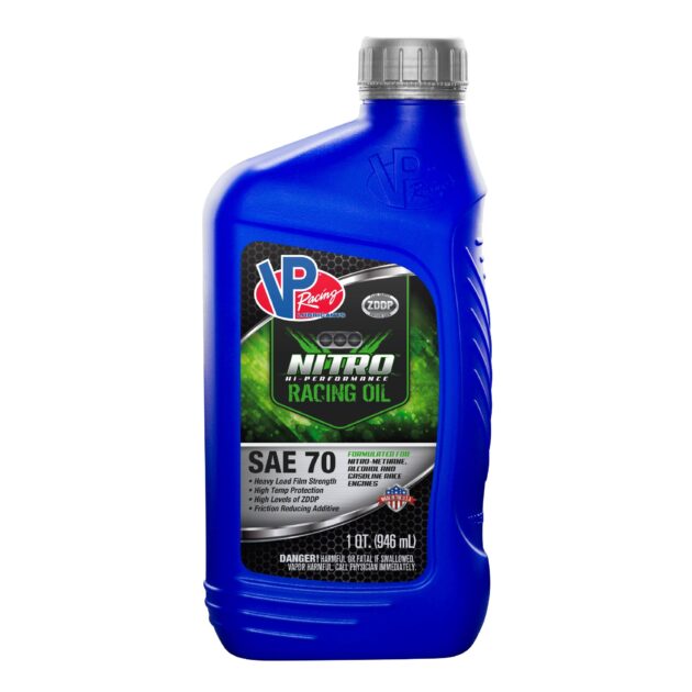 VP Nitro SAE 70 Hi Perf Racing Oil 12/Qts Case