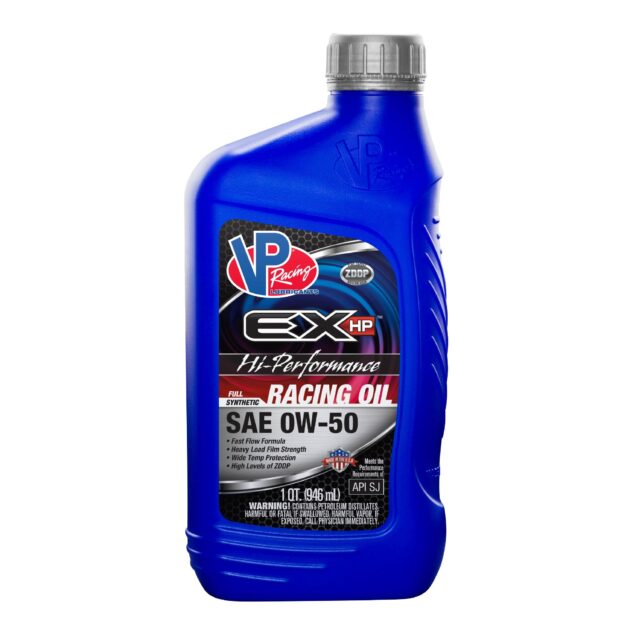 EX HP SAE 0W-50 Hi Perf Racing Oil Qt