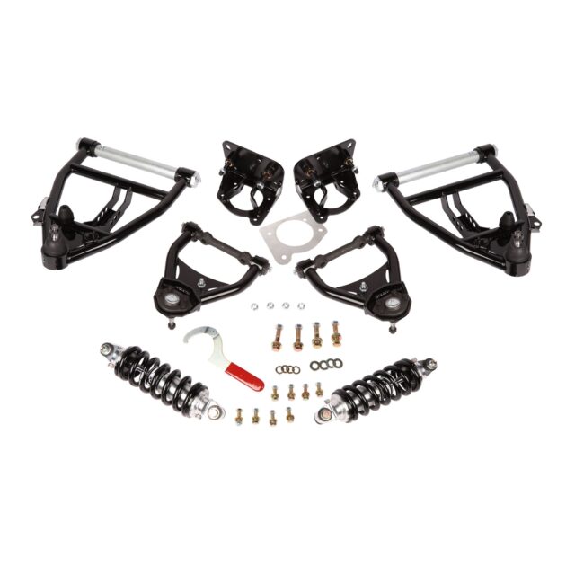 Coil-Over Conversion Kit, 63-87 C10, Front, Double Adj., BB, Incl. Control Arms