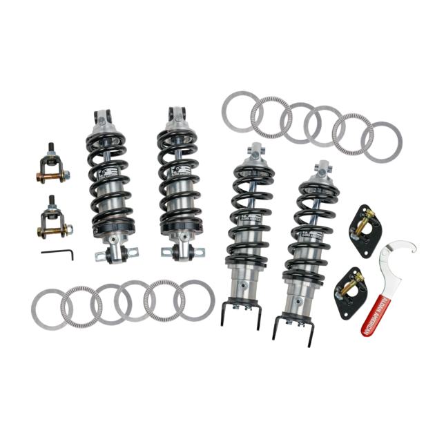 Coil-Over Kit, Chevy, 05-13 C6 Vette, Double Adj. Bolt-on, front and rear.