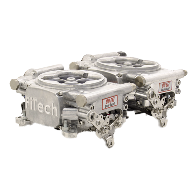 FiTech - Go EFI 2x4 625 HP Bright Aluminum EFI System