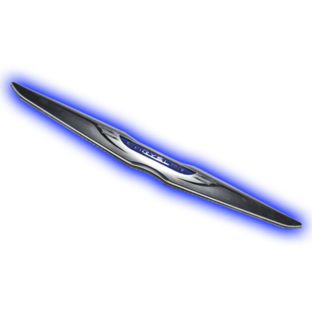 3020-002 - Chrysler Illuminated LED Sleek Wing - Dual Intensity - Blue