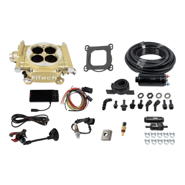 FiTech - Easy Street 600 HP Classic Gold EFI System With Inline Fuel Delivery Master Kit