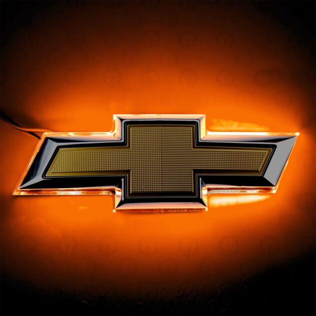 3157-005 - 2014-2015 Chevy Camaro Illuminated Bowtie - Dual Intensity - Amber