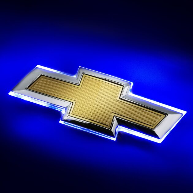 3460-002 - 2016-2019 Chevy Camaro Illuminated Bowtie - Blue