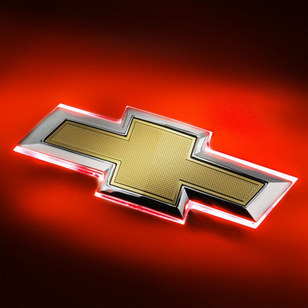 3460-003 - 2016-2019 Chevy Camaro Illuminated Bowtie - Red