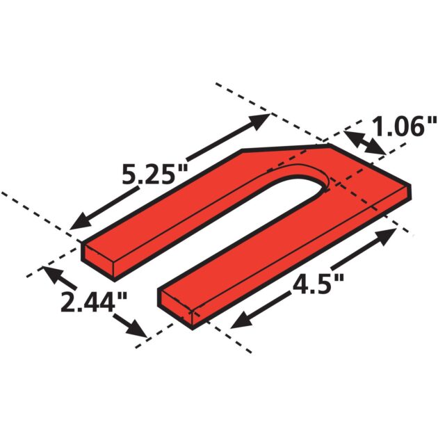 PREVOST H & L SHIMS 1/8" (6)