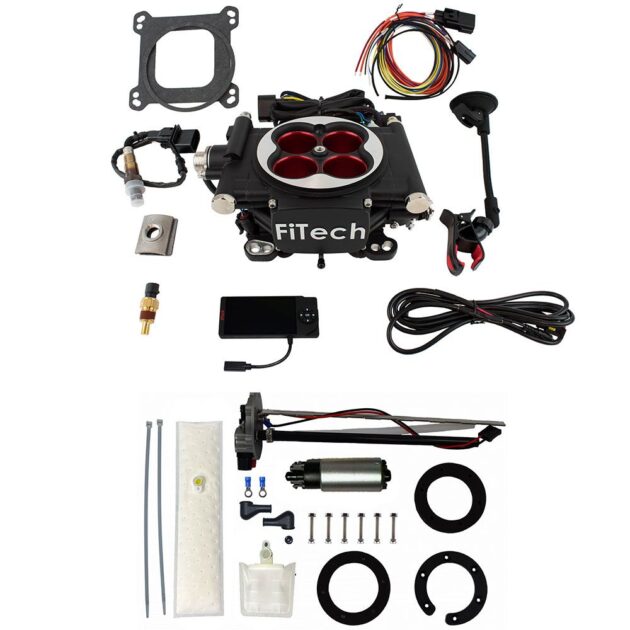 Go EFI 4 600 HP Power Adder Matte Black EFI SystemMaster Kit