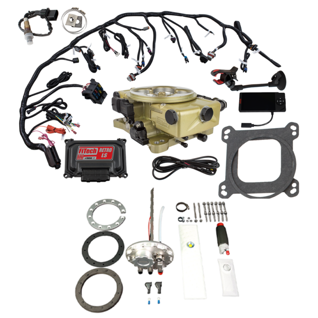 Retro LS 650 HP Classic Gold EFI System Master Kit