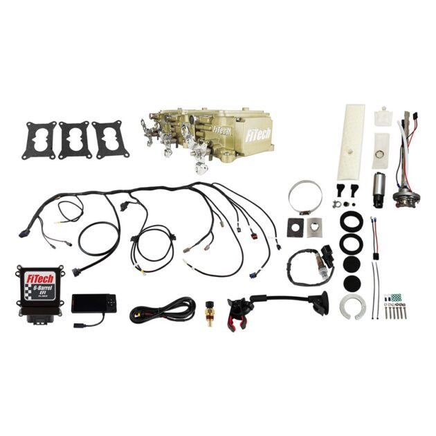 Go EFI 3x2 Tri Power 600 HP Classic Gold EFI System Master Kit