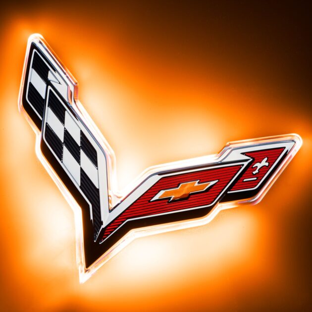 3655-005 - Corvette C7 Rear Illuminated Emblem - Dual Intensity