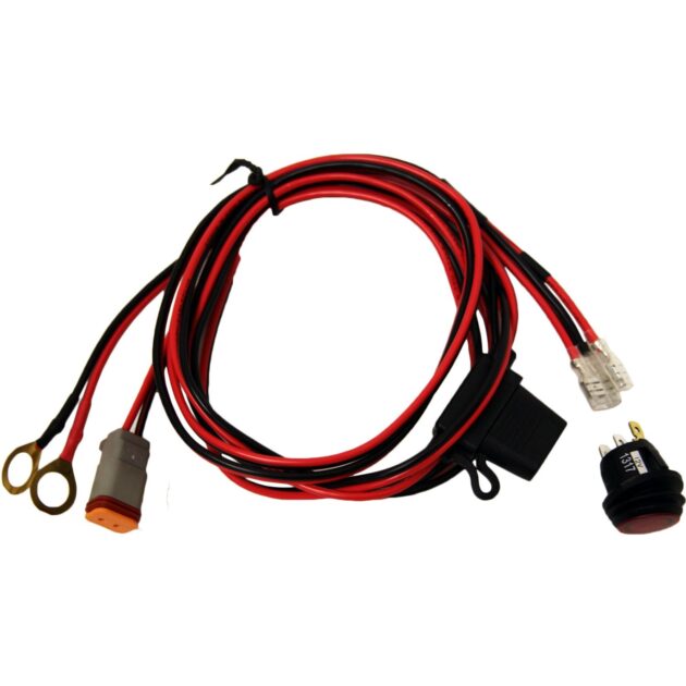 RIGID Wire Harness, Fits 4-6 Inch E-Series, 6-10Inch SR-Series, Single Unit Pods