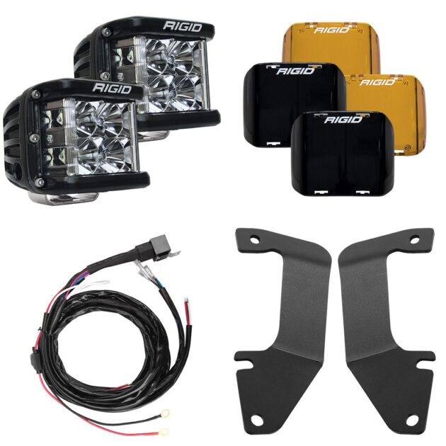 RIGID 2014-2020 Toyota Tundra A-Pillar Light Kit, Includes D-SS Flood