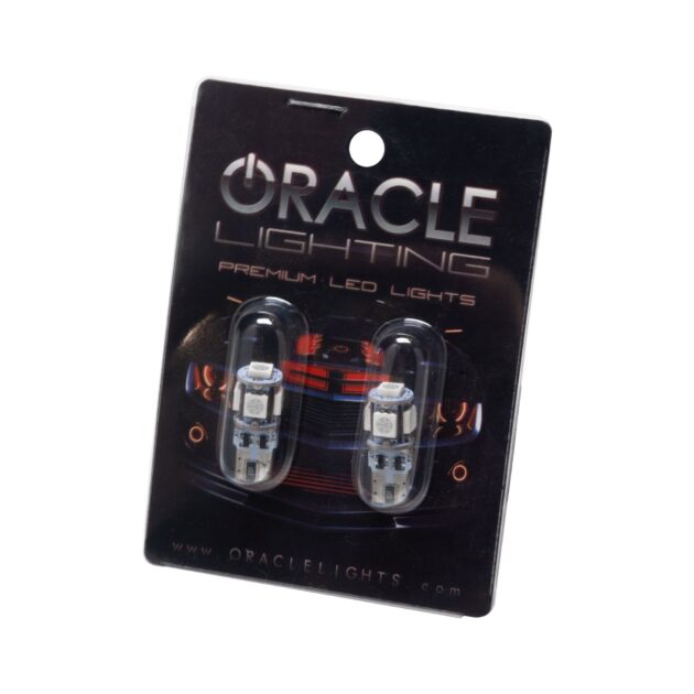 4801-010 - ORACLE T10 5 LED 3 Chip SMD Bulbs (Pair) - Aqua