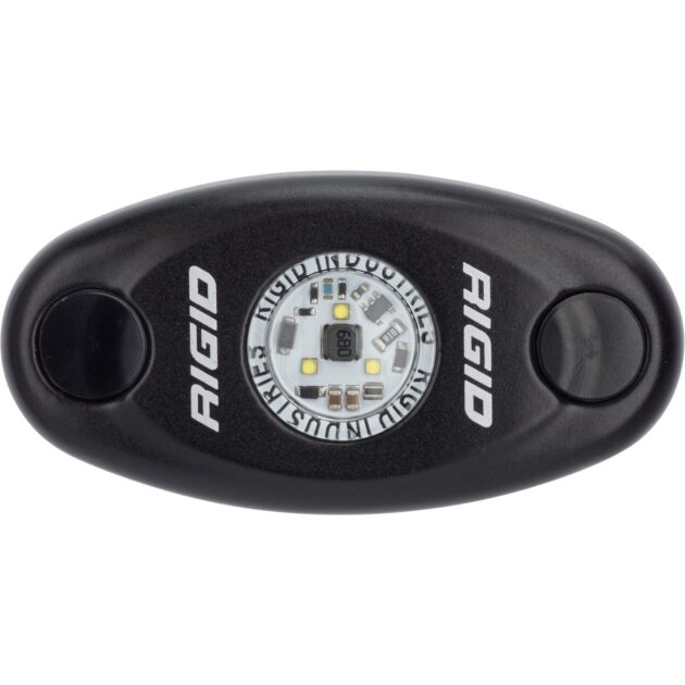 RIGID A-Series LED Light, High Power, Blue, Black Housing, Single