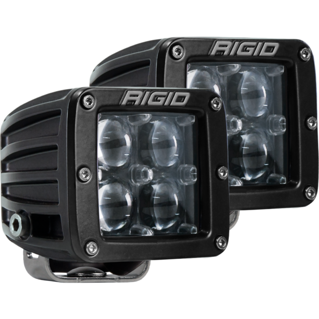 RIGID D-Series DOT/SAE J583 White LED Fog Light, Surface Mount, Pair