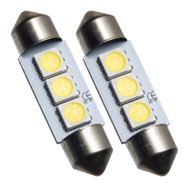 5205-001 - ORACLE 37MM 4 LED 3-Chip Festoon Bulbs (Pair) - Cool White