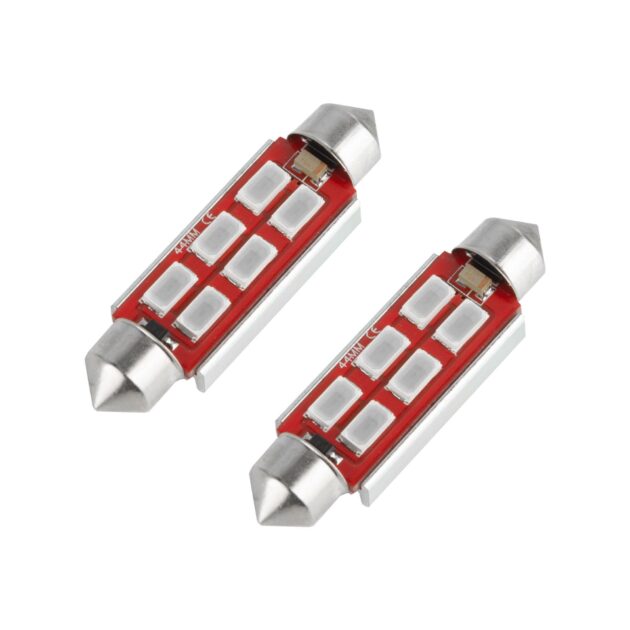 5207-004 - ORACLE 44MM 6 LED 3-Chip Festoon Bulbs (Pair) - Green