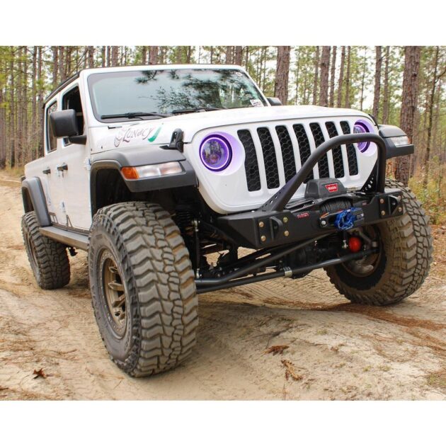 5769J-332 - ORACLE 7 Inch High Powered LED Headlights - Black Bezel - Dynamic ColorSHIFT - Jeep JL/JT