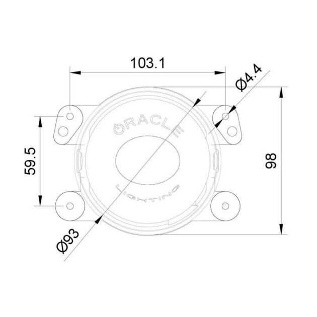 5846-003 - Fog Light Assembly