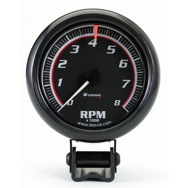 2-1/2 in. Mini Black Tachometer