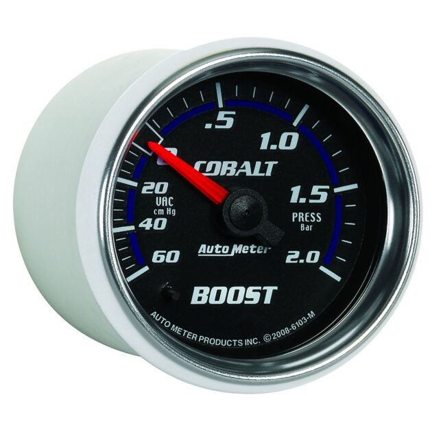 2-1/16 in. OIL PRESSURE, 0-100 PSI, COBALT