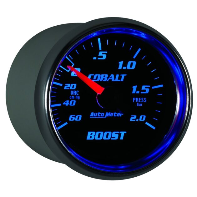 2-1/16 in. OIL PRESSURE, 0-100 PSI, COBALT