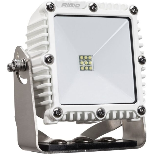 RIGID 4X4 115 Degree DC LED Scene Light, Surface Mount, White Housing, Single