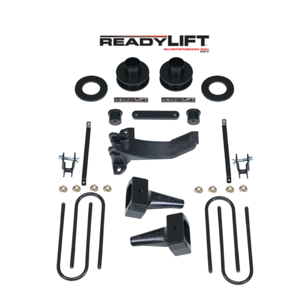 ReadyLIFT 2008-10 FORD F250 2.5'' SST Lift Kit with 4'' Rear Blocks - 1 pc Drive Shaft