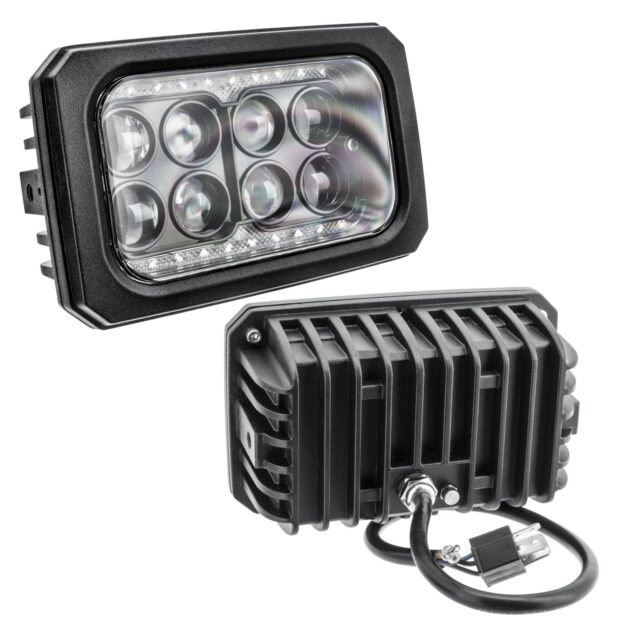 6912-001 - ORACLE 4x6 40W Replacement LED Headlight - Black