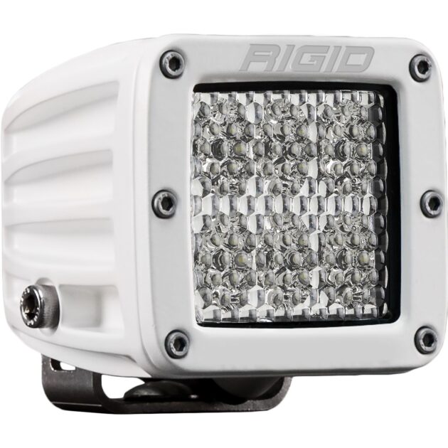 RIGID D-Series PRO Light, Drive Diffused, Surface Mount, White Housing, Single