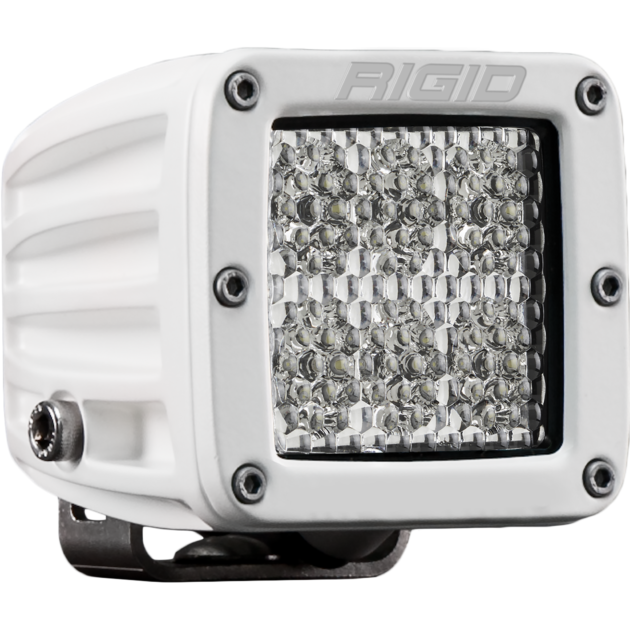 RIGID Site Series AC Work Light, Flood Optic, Black Housing, Single