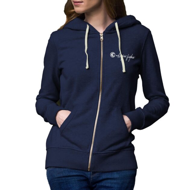 KC Women's Weekender Zip-Up Hoodie - Navy - Small